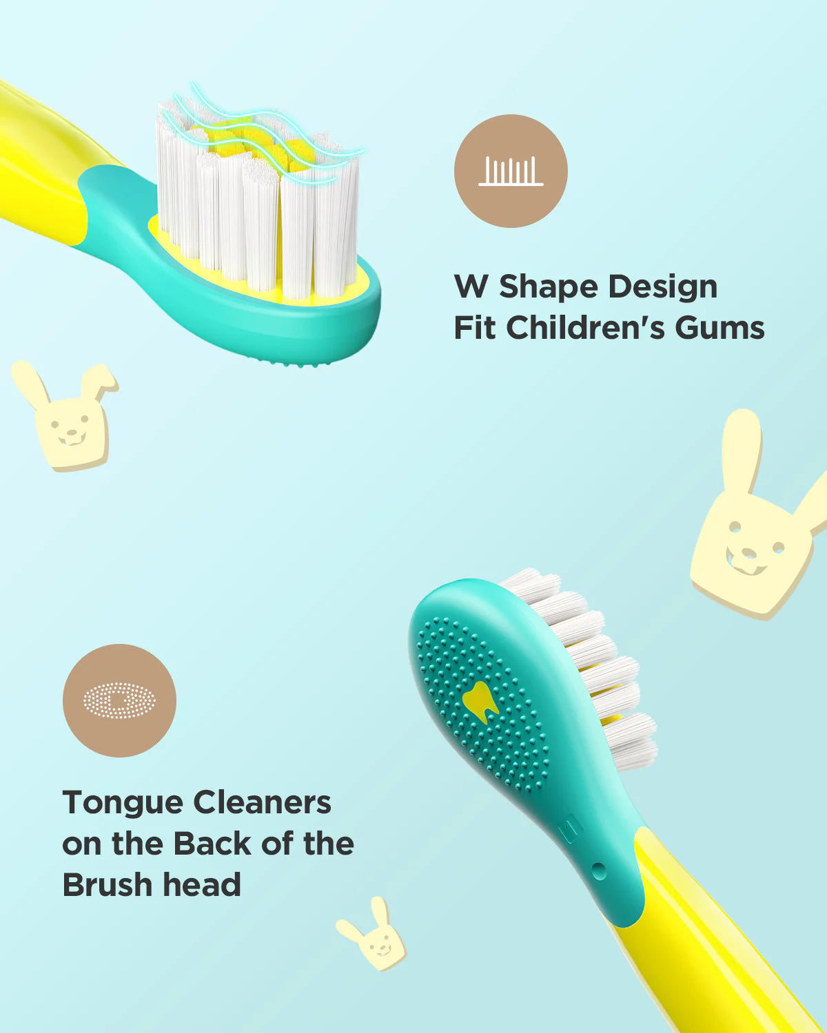 Brush Heads 2001 Kids 4Pcs (8769365016859)