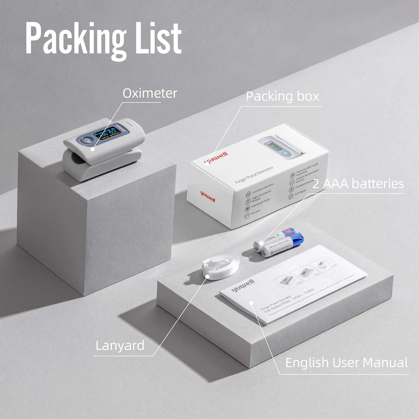 Finger Pulse Oximeter Model : YX301