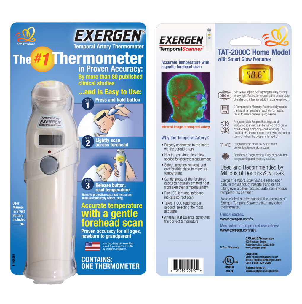 TAT-2000 Temporal Artery Professional Thermometer (8738789916955)